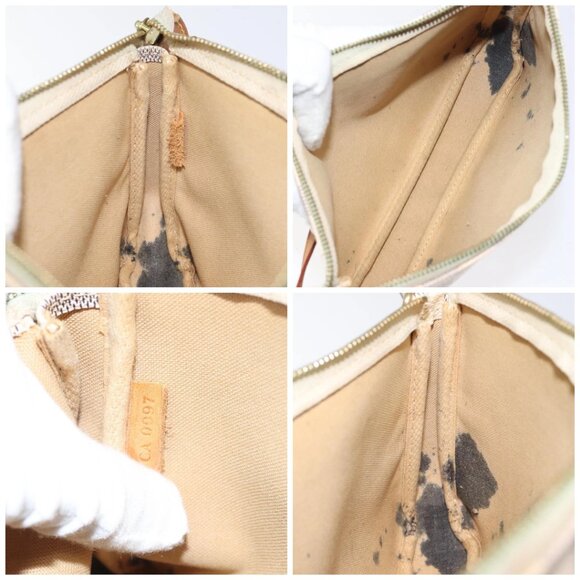 LOUIS VUITTON Damier Azur Pochette Accessoires Pouch - Picture 15 of 16